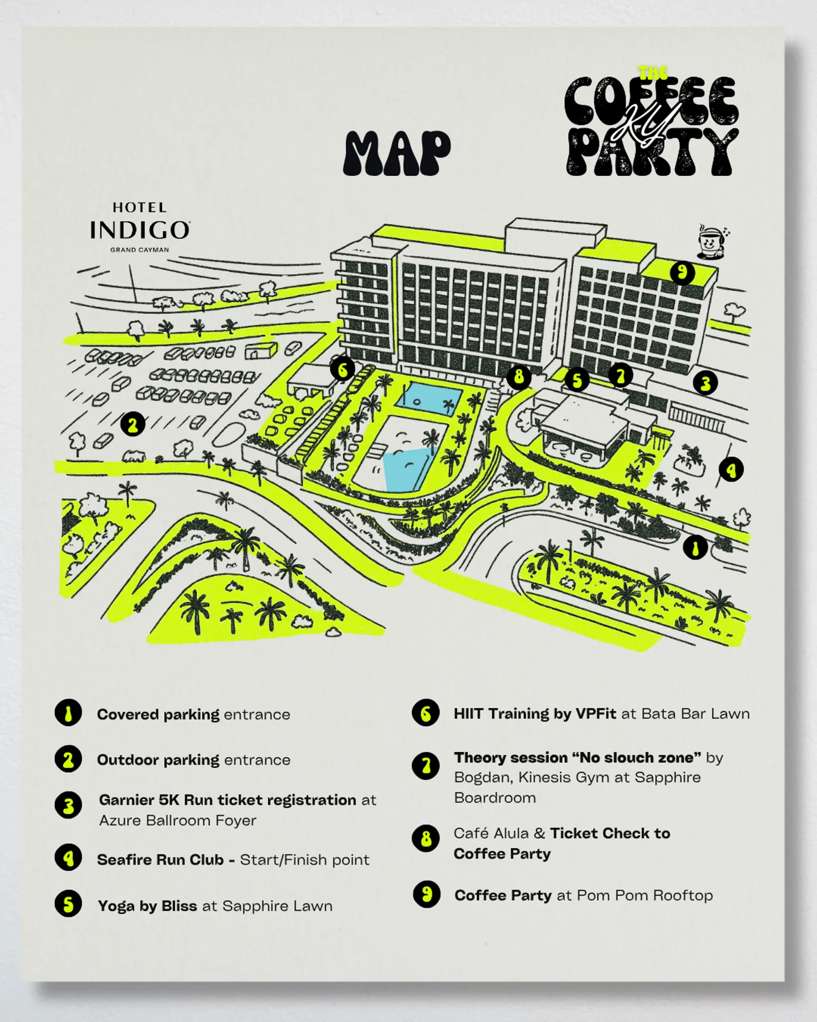 The Coffee Party KY event map