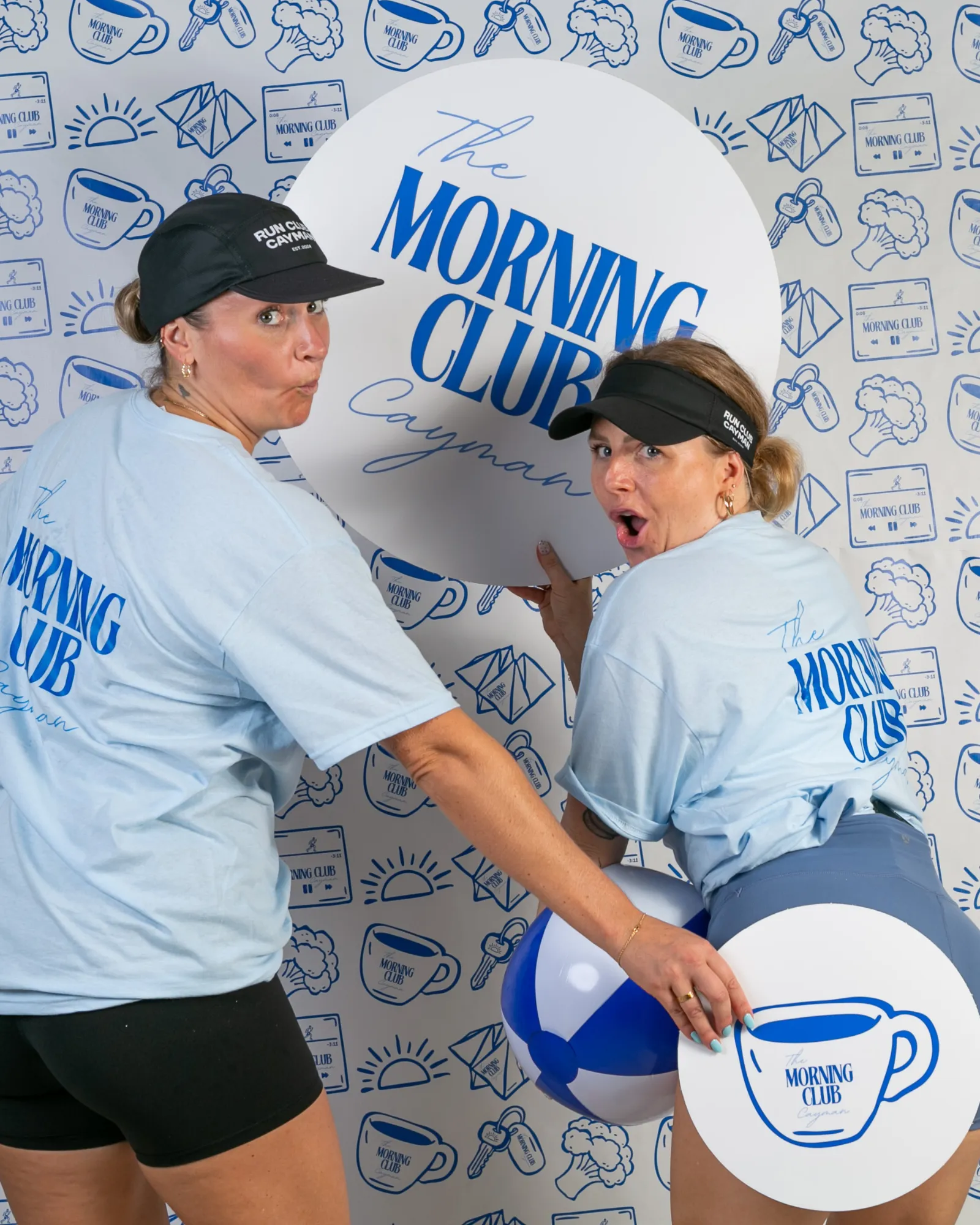The Morning Club Cayman photobooth moment