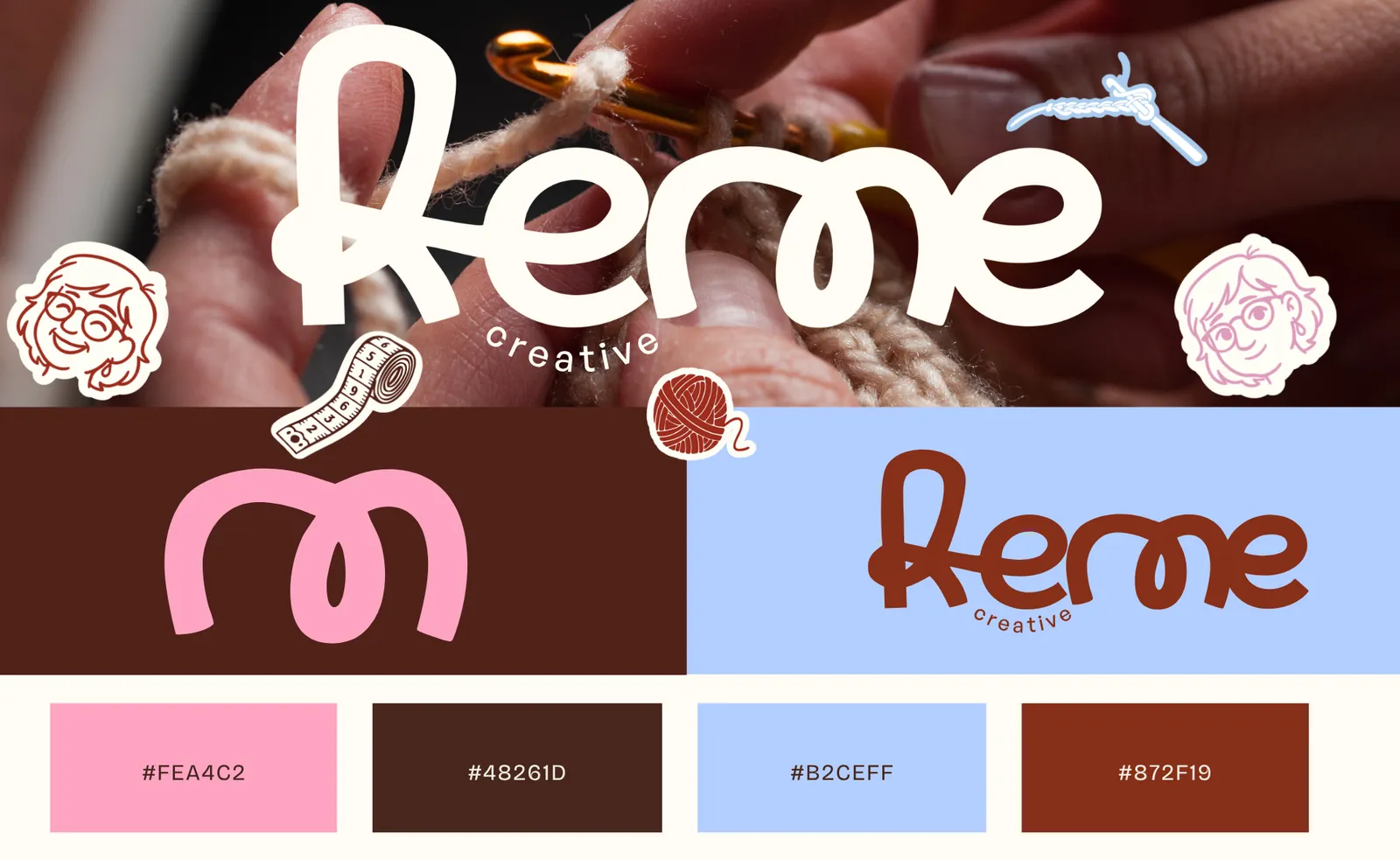 REME Creative brand colors and identity
