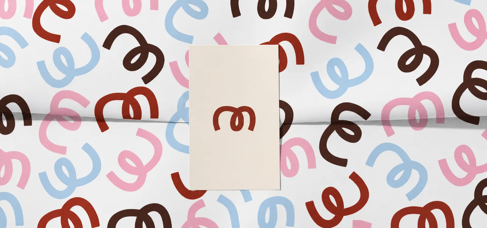 REME Creative pattern and card mockup