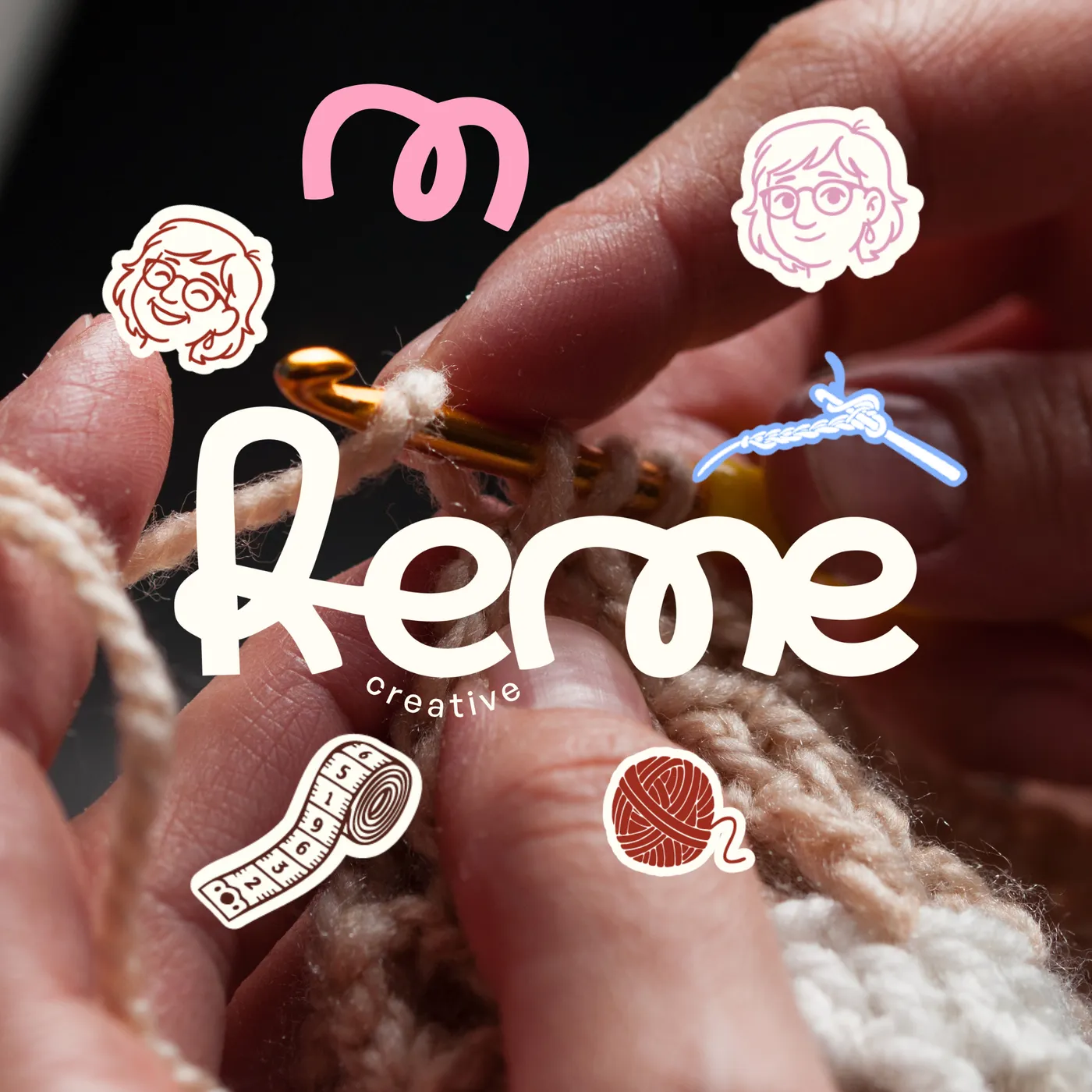 REME Creative — crochet brand and packaging