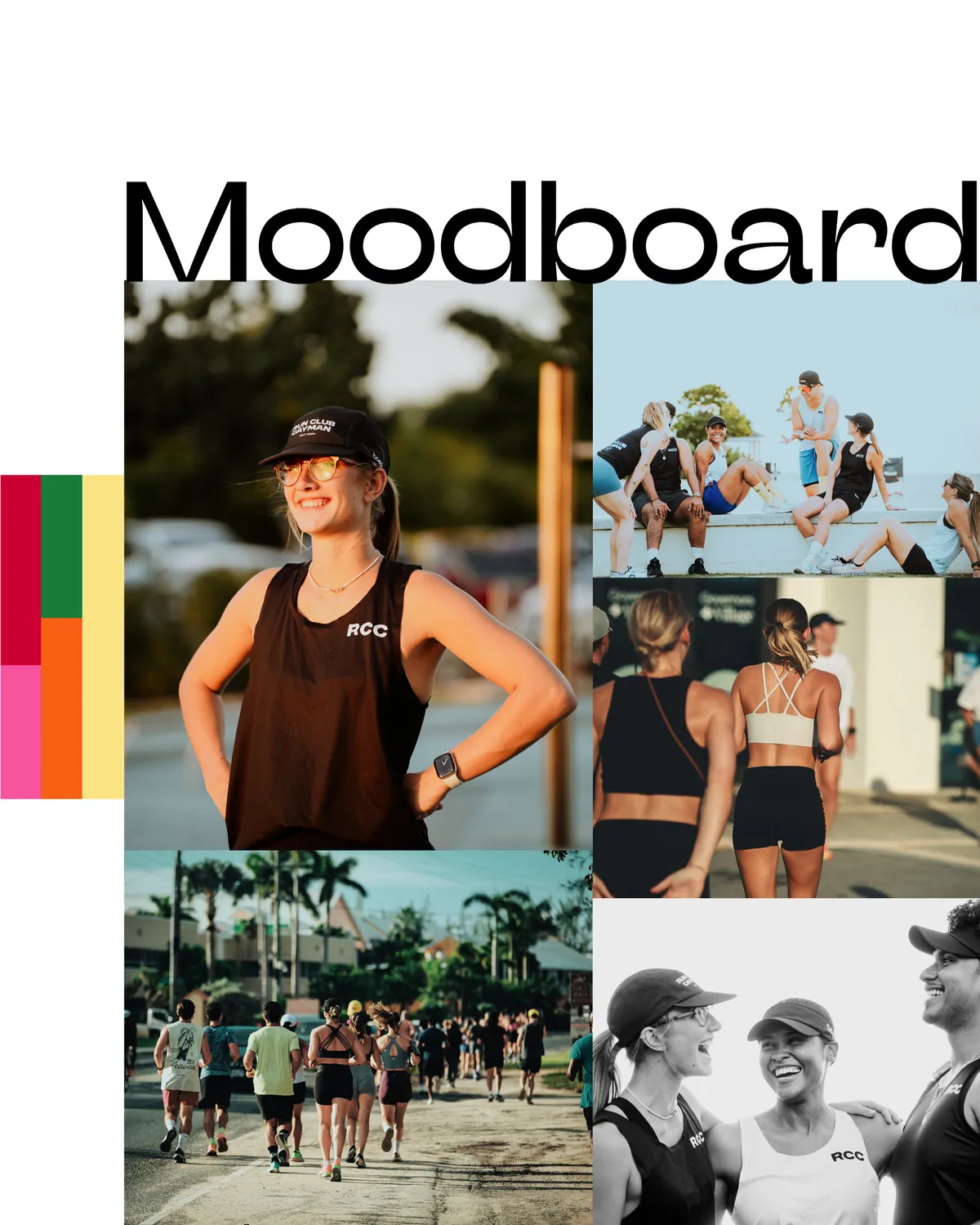 Run Club Cayman moodboard