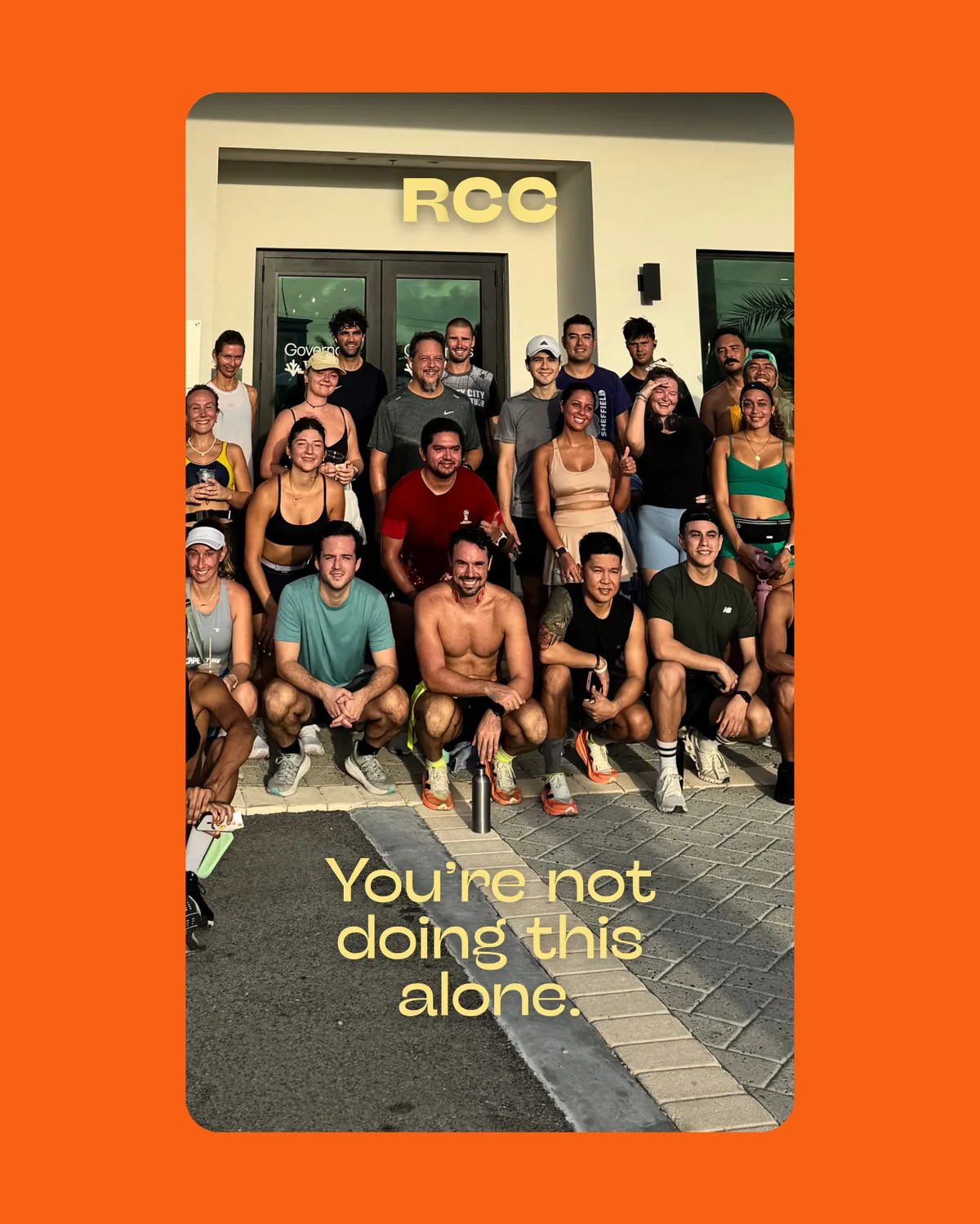 Run Club Cayman brand post